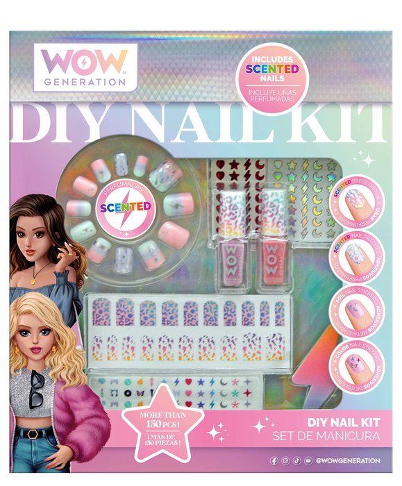 107330 SET DE MANICURA CON UÑAS PERFUMADAS WOW GENERATION