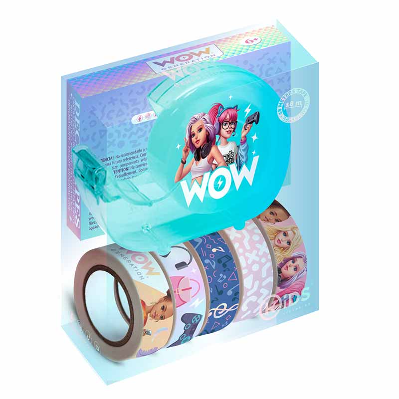 107341 CINTAS DECORATIVAS WOW GENERATION