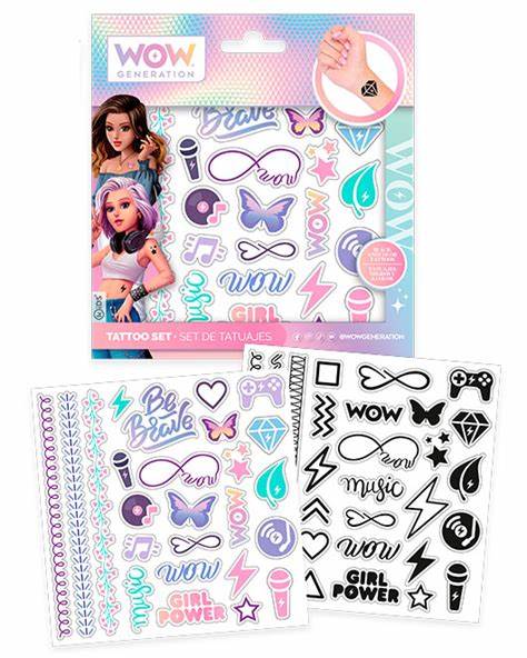 109597 SET TATOO WOW GENERATION