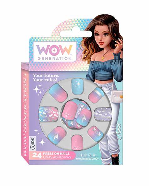 109601 SET 24 UÑAS ADHESIVAS WOW GENERATION