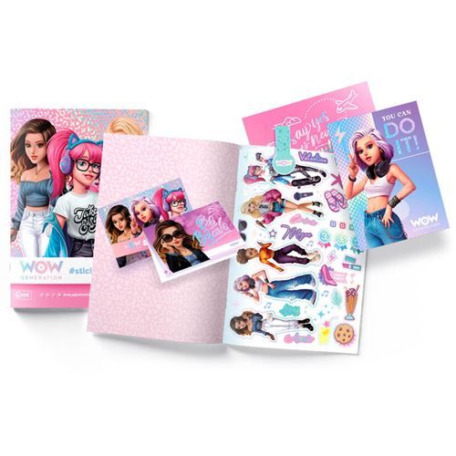 109605 LIBRO A5 PEGATINAS WOW GENERATION