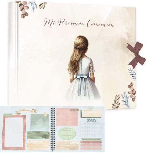 118949 LIBRO COMUNIÓN APAISADO NIÑA