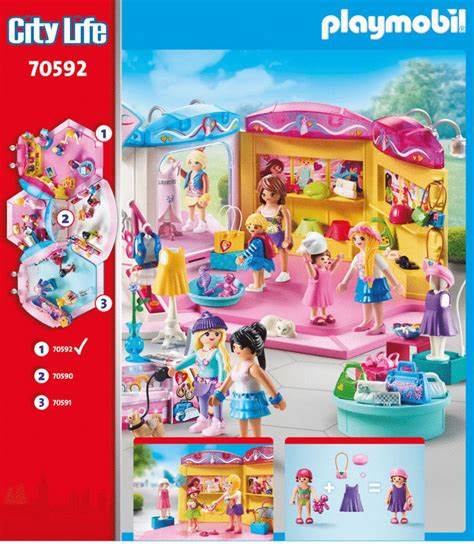 96839 playmobil 70592 TIENDA DE MODA