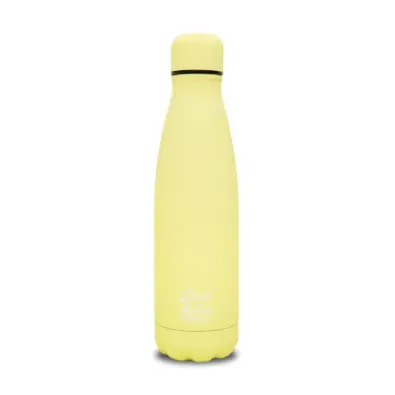 105584 14 BOTELLA TERMICA COLOR AMARILLO PASTEL COOLPACK