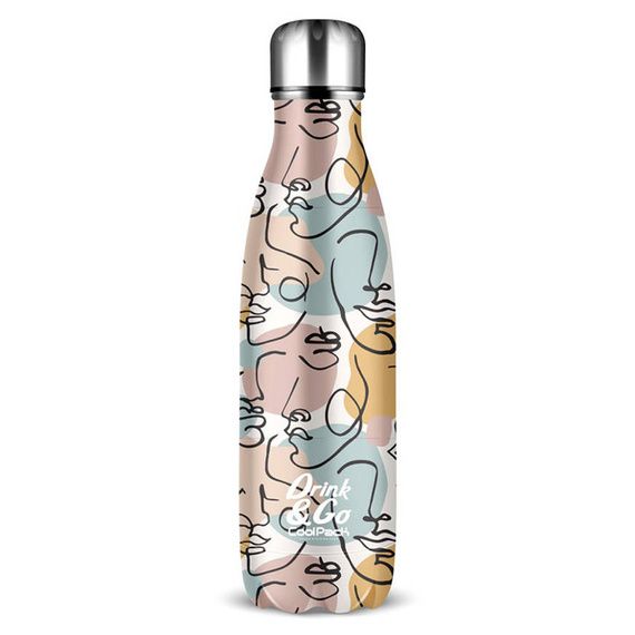 105584 7 BOTELLA TERMICA DECORADA ART DECO COOLPACK