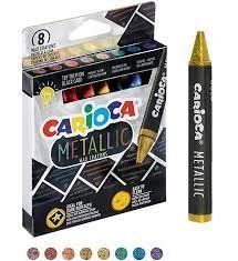106315 CERAS TRIANGULAR METALLIC 8 COLORES CARIOCA