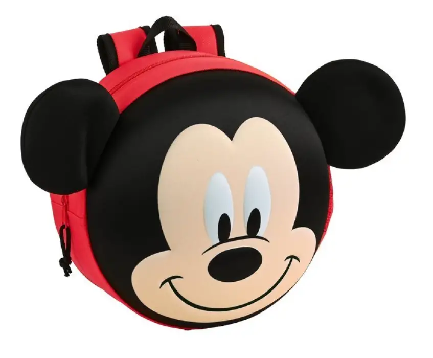 112634 1 MOCHILA PQ 3D REDONDA MICKEY SAFTA