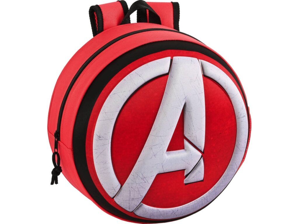 112634 2 MOCHILA PQ 3D REDONDA AVENGERS SAFTA