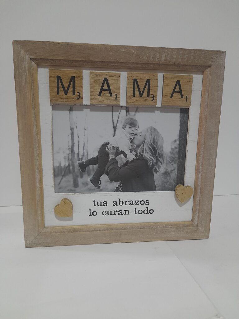 112837 CAJA PORTAFOTOS MAMÁ D´CASA