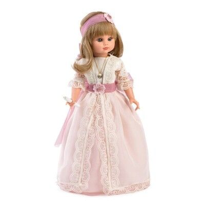 113015 2 MUÑECA COMUNION HABLADORA CON VELA BERBESA