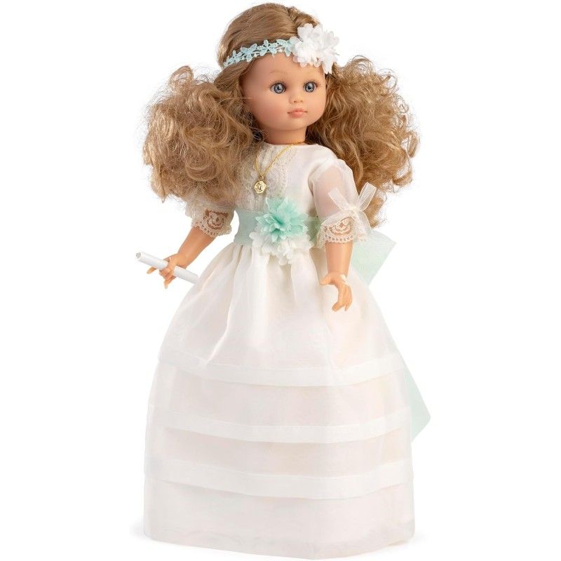113015 MUÑECA COMUNION HABLADORA CON VELA BERBESA