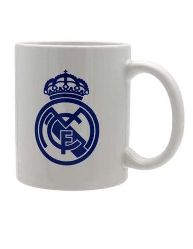 119623 TAZA CERAMICA ESCUDO AZUL EN CAJA REAL MADRID