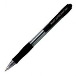 8323 BOLIGRAFO PILOT SUPER GRIP NEGRO 1,00 MM