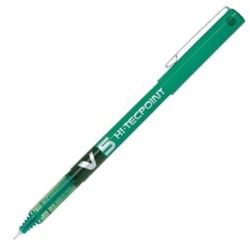 8333 ROTULADOR PILOT V5 VERDE PUNTA 0,5
