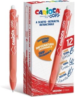 84766 R BOLIGRAFO BORRABLE ROJO CARIOCA