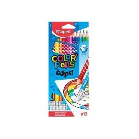 88149 LAPICES BORRABLES 12 COLORES MAPED