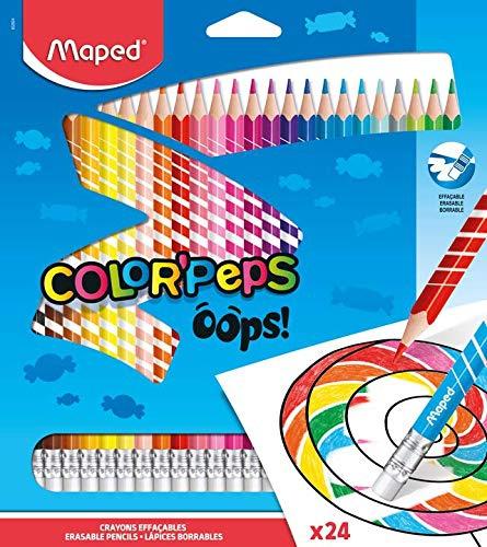 88150 LAPICES BORRABLES 24 COLORES MAPED