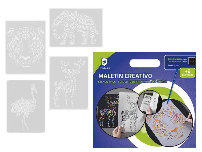 96554 MALETIN CREATIVO CON PLANTILLAS BISMARK