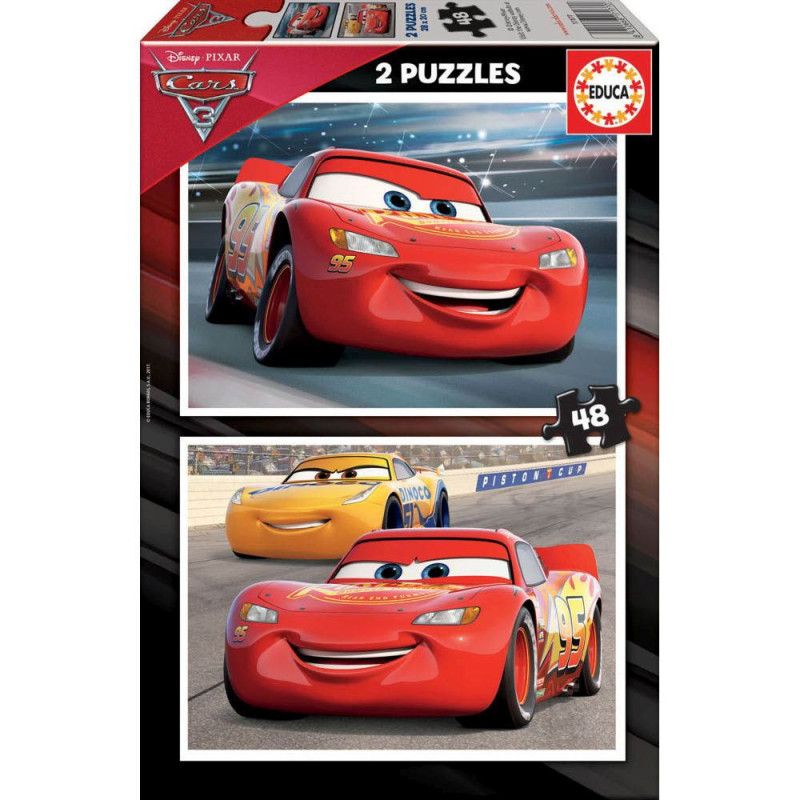 120445 PUZZLE EDUCA 2X48 CARS