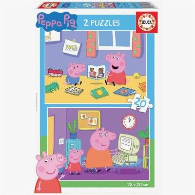 120450 PUZZLE EDUCA 2X20 PEPPA PIG