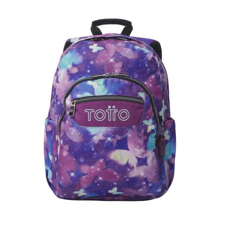 121068 MOCHILA ACUARELES GLITTER TOTTO STAR BUTTERFLY