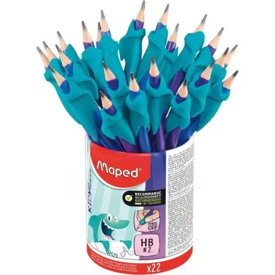 121129 LAPIZ CON ADAPTADOR ERGONÓMICO KIDYLEARN MAPED