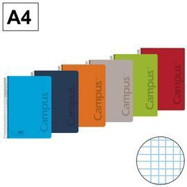 121399 BLOC A4 RAYADO 46, 3 MM 90 GRS Y PORTADA PLASTICO 80H. CAMPUS
