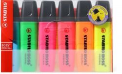 121438 ROTULADOR FLUORESCENTE STABILO BOSS PASTEL 6 UNIDADES 70