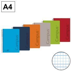 79356 BLOC A4 PAUTADO 3 MM 90 GRS Y PORTADA PLASTICO 80H. CAMPUS