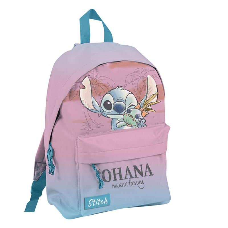 121630 MOCHILA OHANA STITCH DISNEY 24X9X29CM. EUROSWAN