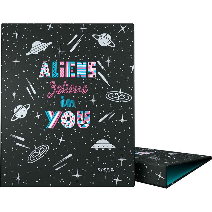 121666 CARPETA A4 4ANILLAS, 25MM ALIENS GRAFOPLAS