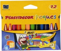 8367 CERA PASTIDECOR PEQUES TRIANGULAR 12 COLORES BIC