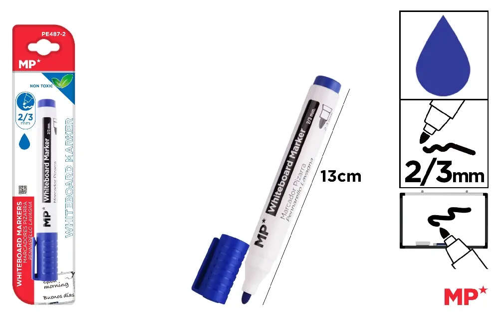 105169 A ROTULADOR PIZARRA AZUL MP