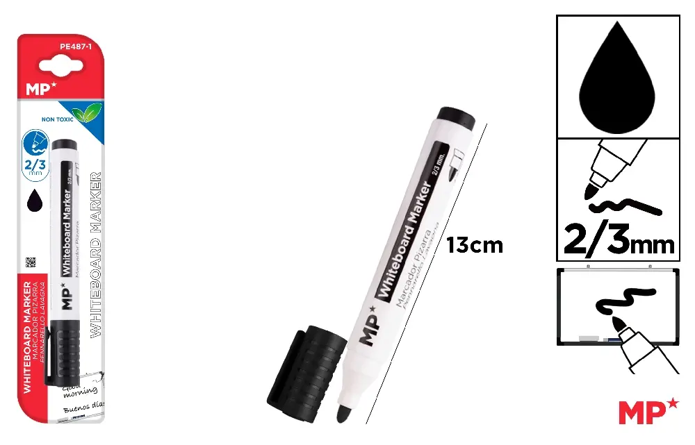 105169 N ROTULADOR PIZARRA NEGRO MP