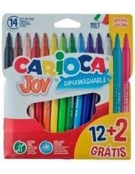 120648 ROTULADORES CARIOCA JOY 12+2
