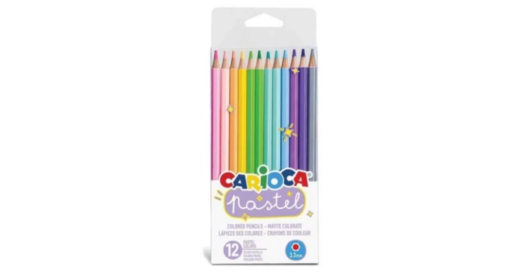 84759 LAPICES COLORES PASTEL CARIOCA 12 COLORES