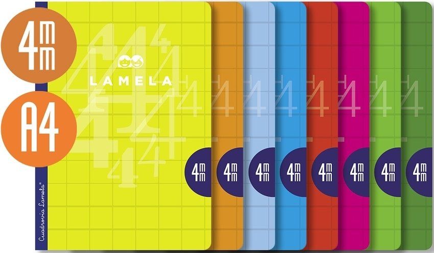 91133 LIBRETA LAMELA A4 4MM 50 HOJAS