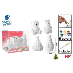 110447 HUCHA CERAMICA PINTAR NAVIDAD MP
