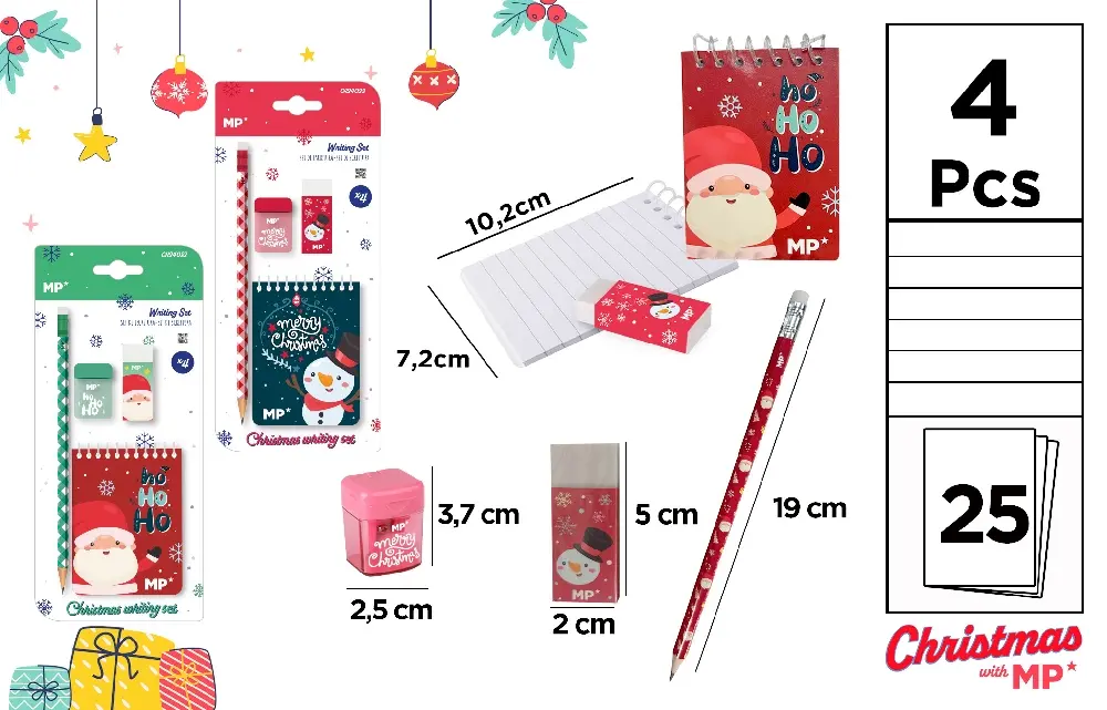 116115 SET PAPELERIA NAVIDAD