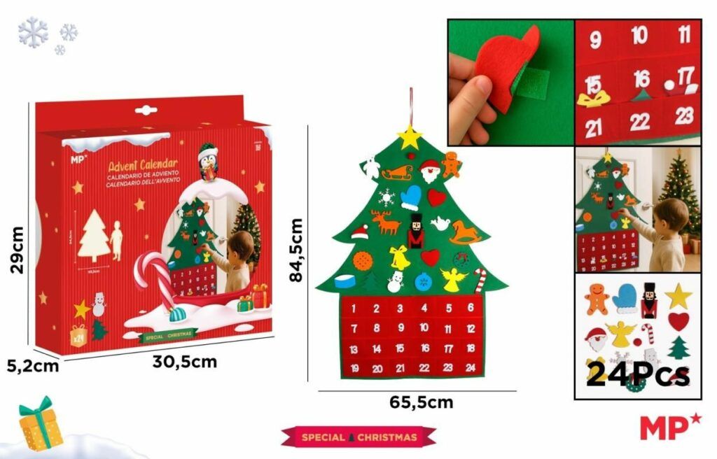 122618 CALENDARIO DE ADVIENTO NAVIDAD MP