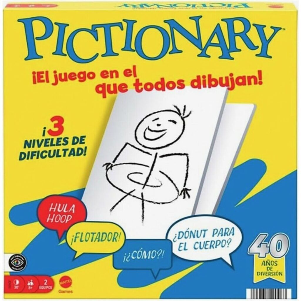 122685 JUEGO PICTIONARY ORIGINAL. MATTEL