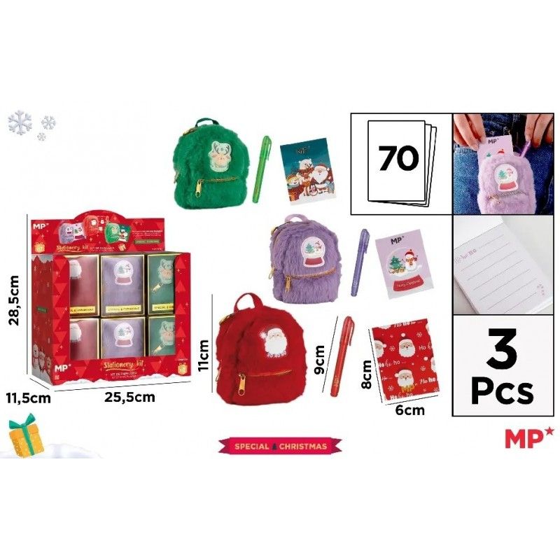 122948 KIT DE PAPELERIA NAVIDAD MP