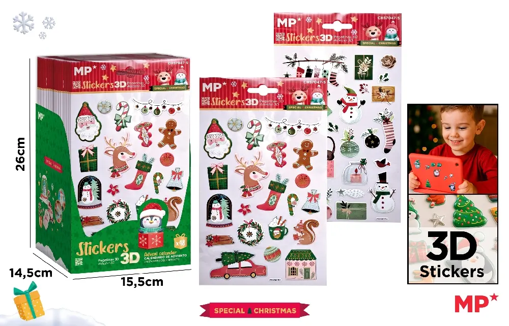 122954 STICKERS NAVIDEÑOS MP