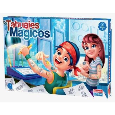 23662 TATUAJES MAGICOS AZUL. FALOMIR